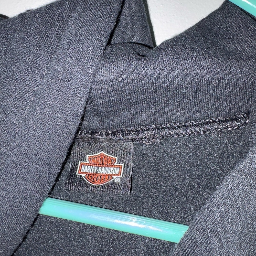 Harley-Davidson Men's Lightning Crest Pullover Hooded Sweatshirt - Picture 7 of 10